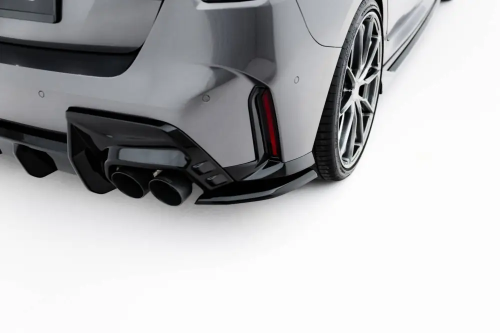 Maxton Design boční difuzory pod zadní nárazník ver.1 pro BMW řada 1 F70, černý lesklý plast ABS, M135i Časově Omezené