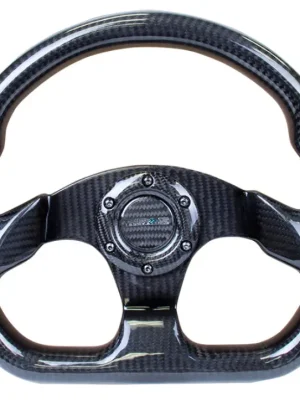 Rychlé Dodání NRG Innovations sportovní volant Flatt Bottom s průměrem 320mm, barva černá lesklá