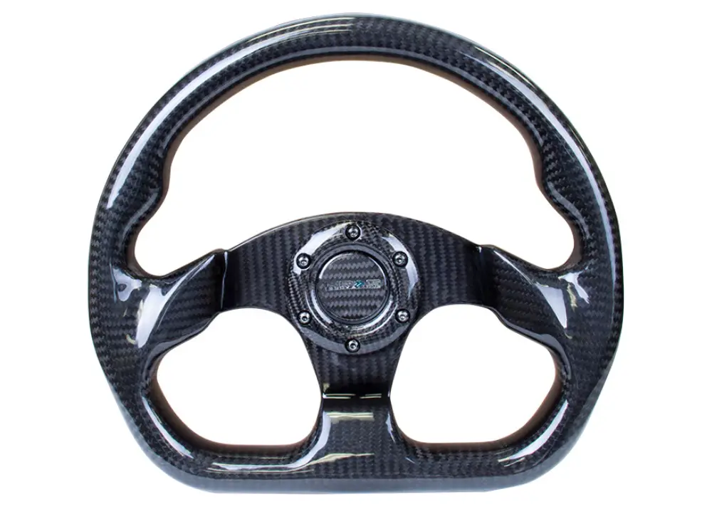 Rychlé Dodání NRG Innovations sportovní volant Flatt Bottom s průměrem 320mm, barva černá lesklá