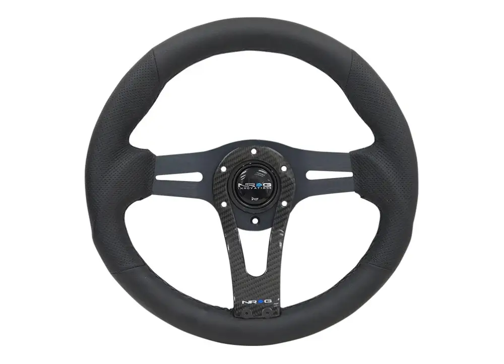 Finální Výprodej NRG Innovations sportovní plochý volant 320mm s karbonovým středem