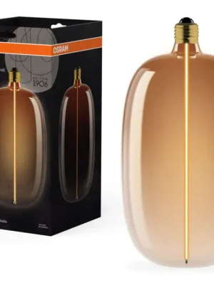 Horká Nabídka Ledvance hnědá LED žárovka E27 4.8W VINTAGE ELIPSE/OVAL, teplá bílá