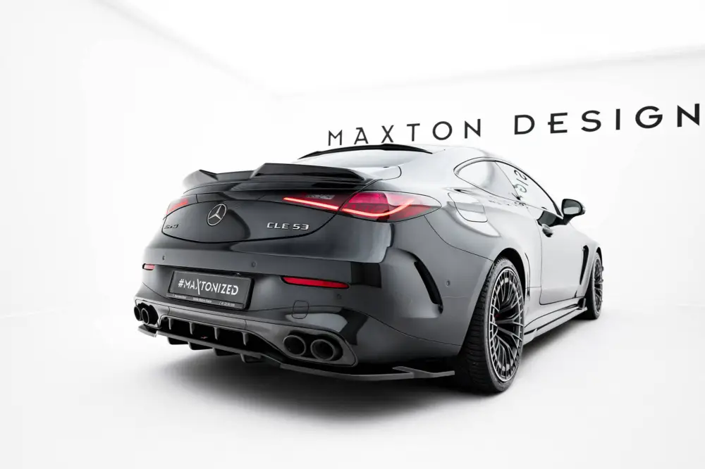 Nakupujte Hned Maxton Design spoiler pod zadní nárazník s žebrováním pro Mercedes CLE C236 53 AMG, černý lesklý plast ABS