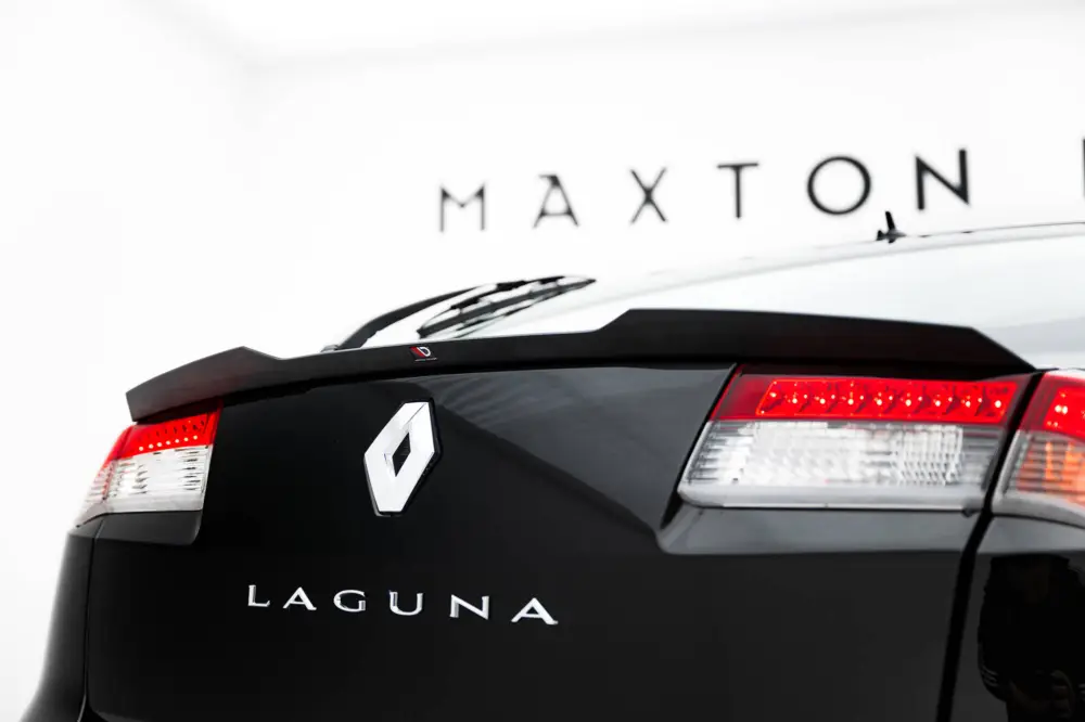 Maxton Design prodloužení spoileru pro Renault Laguna GT Mk3, černý lesklý plast ABS Výprodej