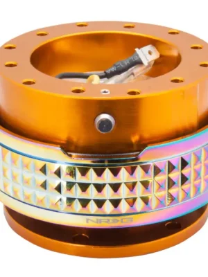 NRG Innovations odpojovač volantu Generation 2.1 s barevným tělem, barva rose gold-NeoChrome Značkový