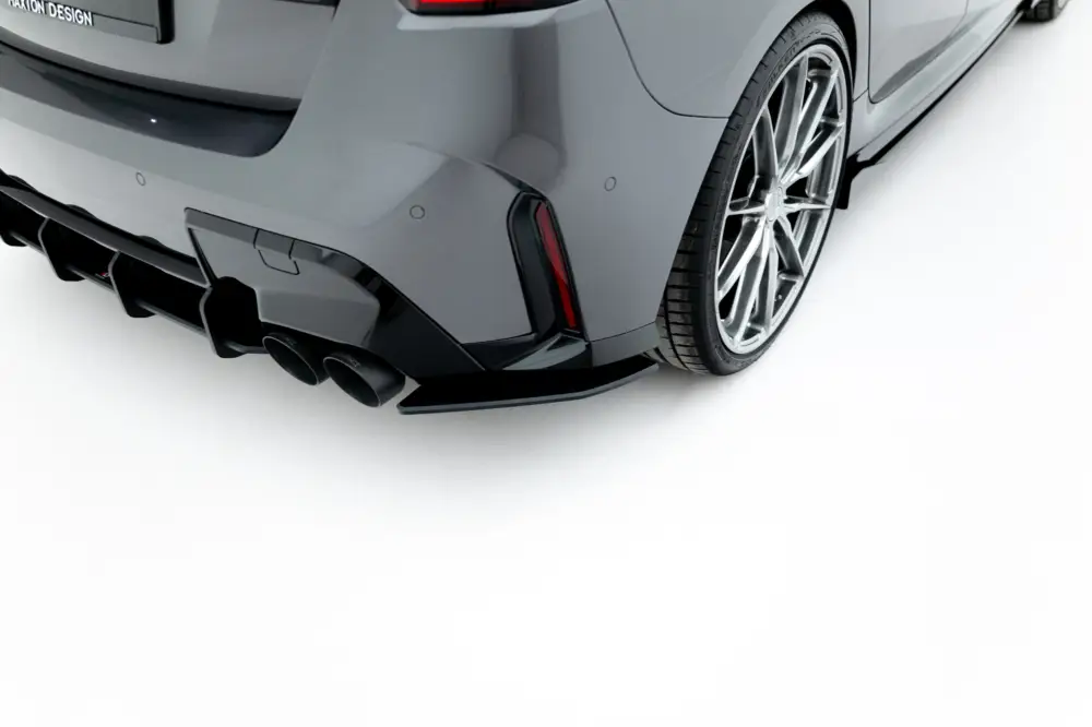 Bezpečná Platba Maxton Design "Street Pro" boční difuzory pod zadní nárazník v.1 pro BMW řada 1 F70, plast ABS bez povrchové úpravy, M135i