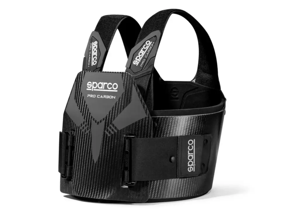 Sparco kartingová ochranná vesta PRO-CARBON, velikost L - rozšířená Akční Cena