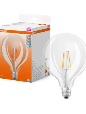 Nejlepší Cena Ledvance čirá LED žárovka E27 7W STAR GLOBE, studená bílá