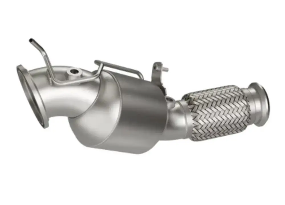 Novinka HJS downpipe 88,9 mm/76 mm včetně katalyzátoru 200 cpsi pro BMW Z4 typ G29 (G4Z), emisní norma Euro 6d / 6d-temp., sDrive 20i/sDrive 30i, 2.0, 145/190 kW (B48 B20B)