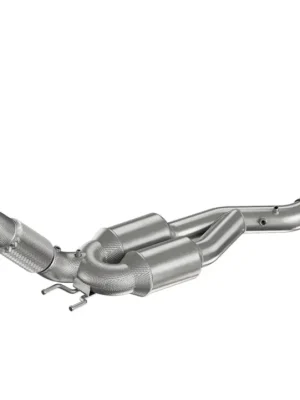 HJS downpipe 76 mm/70 mm včetně katalyzátoru a OPF pro Audi Q2 typ GA, emisní norma Euro 6d, 40 TFSI quattro, 2.0, 140 kW (DNNA) Víkendová Akce