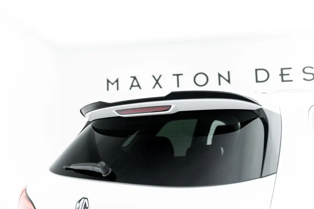 Maxton Design prodloužení spoileru pro MG HS Mk1 Facelift, černý lesklý plast ABS Značkový