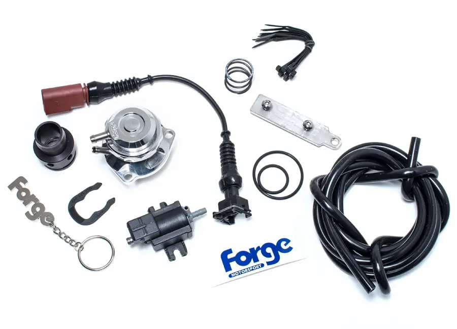 Forge Motorsport kompletní Blow Off Ventil (BOV) pro Škoda Octavia VRS Mk2 1Z, barva ventilu leštěná Finální Výprodej