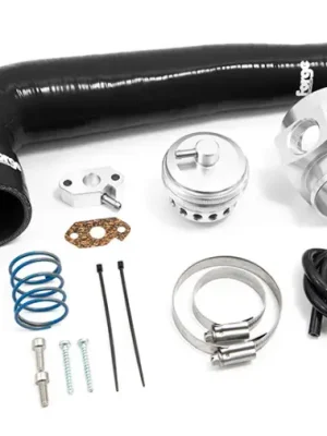 Zlevněný Forge Motorsport BOV ventil pro Seat Leon Mk3 2012-2014, barva hadice černá, barva ventilu stříbrná