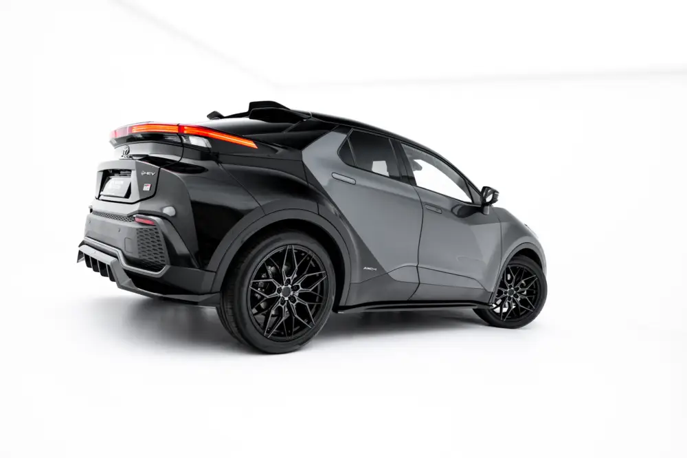 Maxton Design difuzory pod boční prahy pro Toyota C-hr Mk2, černý lesklý plast ABS Vrácení Zdarma