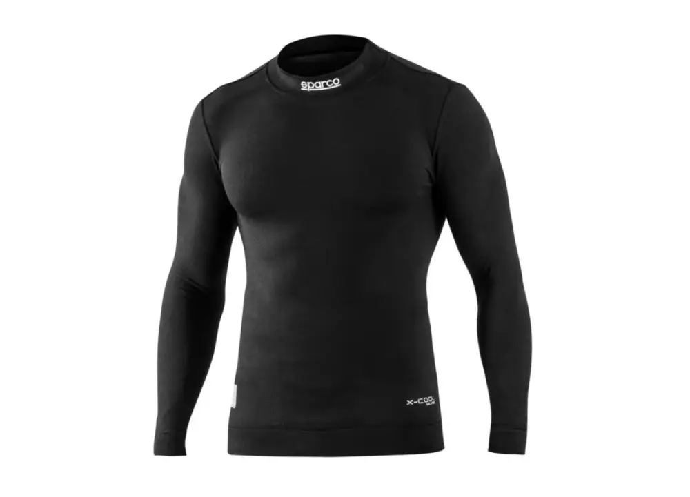 Tričko Sparco s dlouhým rukávem RW10 Shield PRO, homologace FIA, barva černá, velikost L/XL Levný