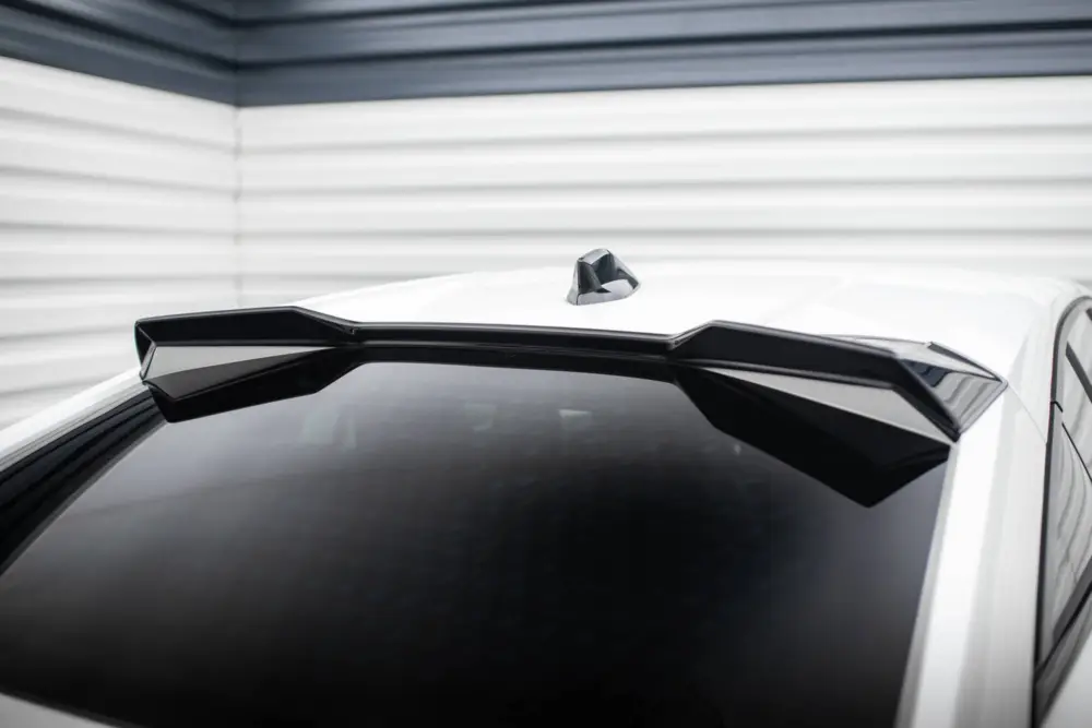 Maxton Design horní prodloužení spoileru 3d pro Peugeot 408 Mk1, černý lesklý plast ABS Autentický