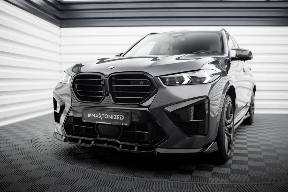 Oblíbený Maxton Design spoiler pod přední nárazník pro BMW X5 M F95 Facelift, černý lesklý plast ABS