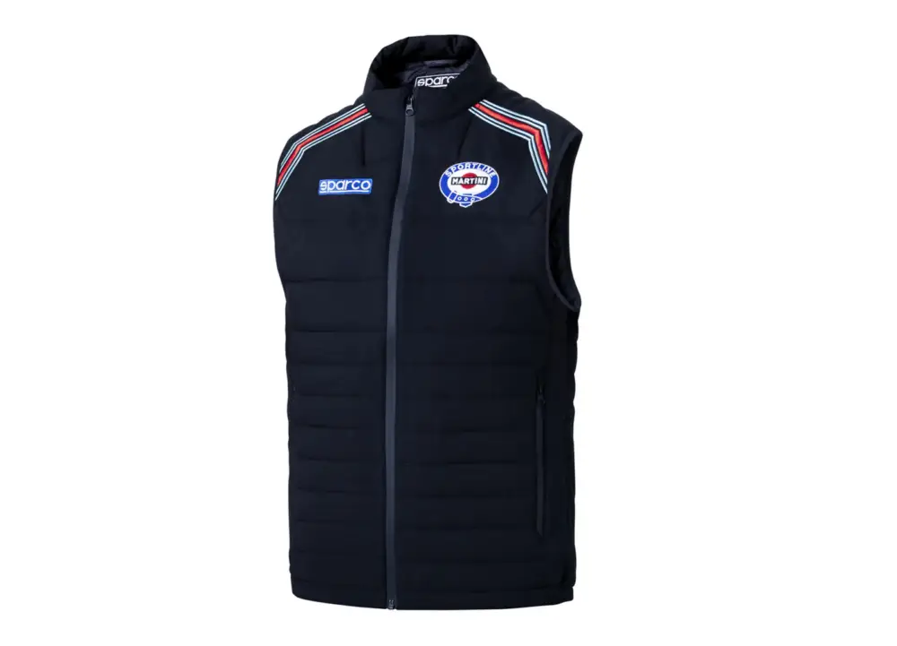Autentický Sparco vesta FRAME Martini Racing, barva modrá, velikost XS