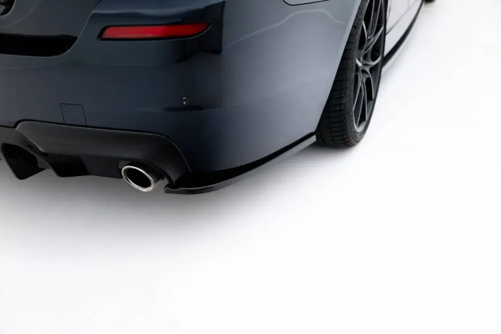 Maxton Design boční difuzory pod zadní nárazník ver.3 pro BMW řada 5 F10- F11, černý lesklý plast ABS, M-Pack Přímo Od Výrobce
