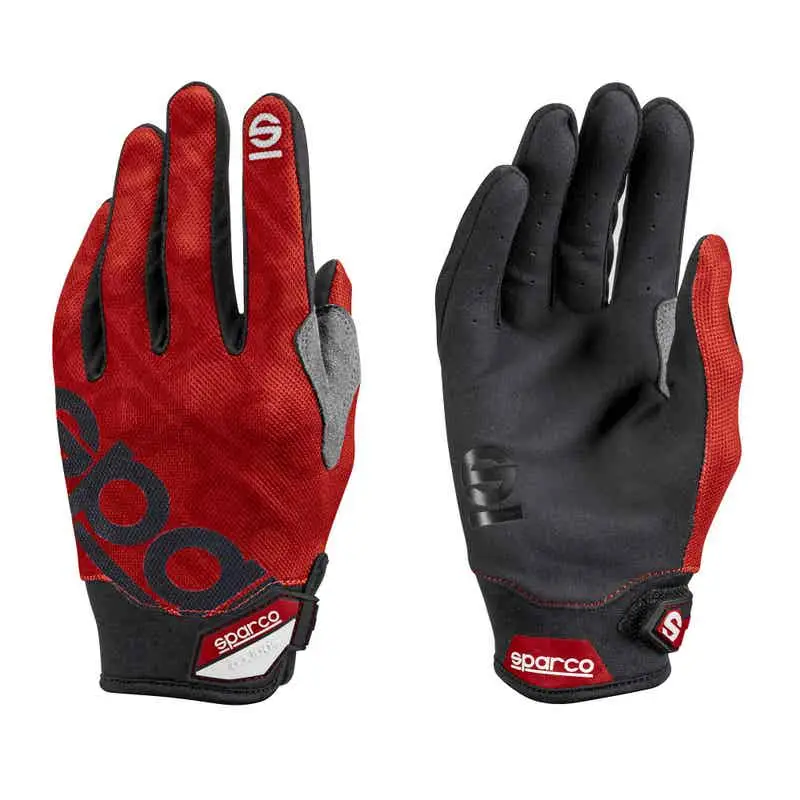 Rukavice pro mechaniky Sparco Meca-3, barva červená, Velikost 10 Tovární Cena