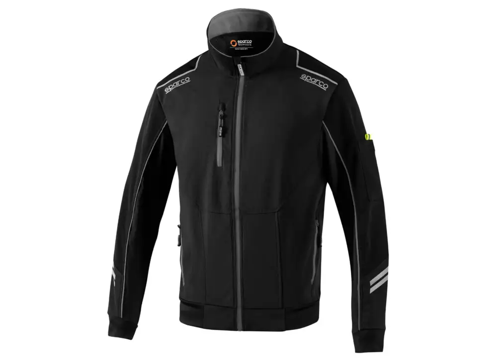Ihned K Objednání Sparco technická softshell lehká bunda Austin, barva černo-šedá, velikost S
