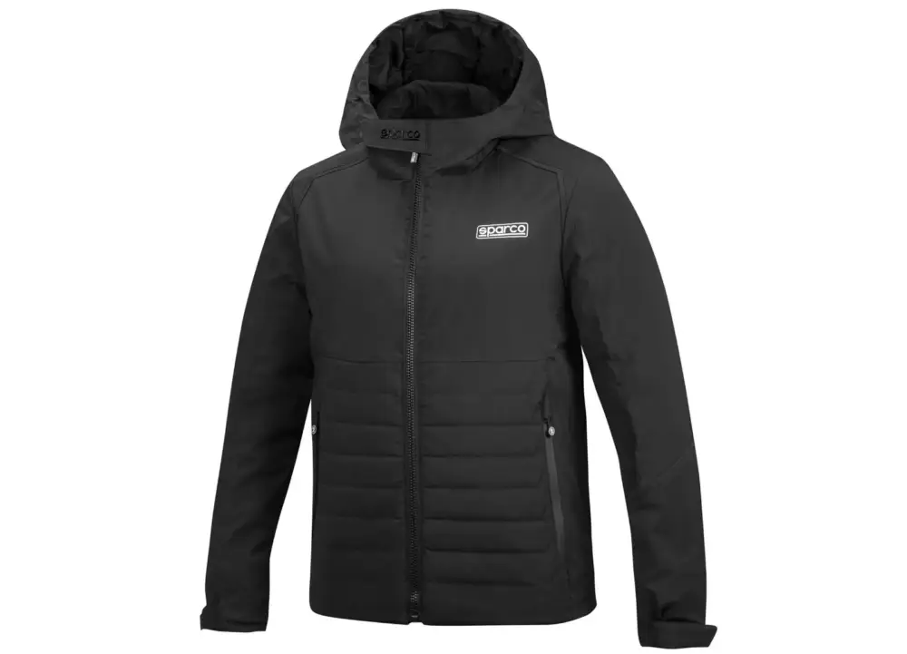 Výprodej Sparco zimní bunda, barva černá, velikost XL