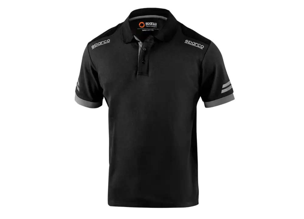 Omezená Nabídka Sparco technické polo triko Toledo, barva černo-šedá, velikost M