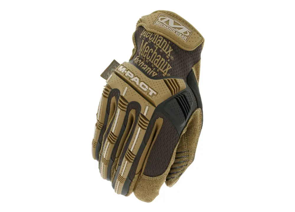 Rukavice Mechanix M-Pact hnědé, velikost M Omezená Nabídka