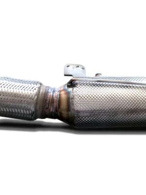 Akční Cena HJS downpipe 89/76 mm včetně katalyzátoru 300 cpsi pro BMW Z4 typ G4Z, emisní norma Euro 6d - OPC, M40i, 3.0, 250kw (B58 B30C)