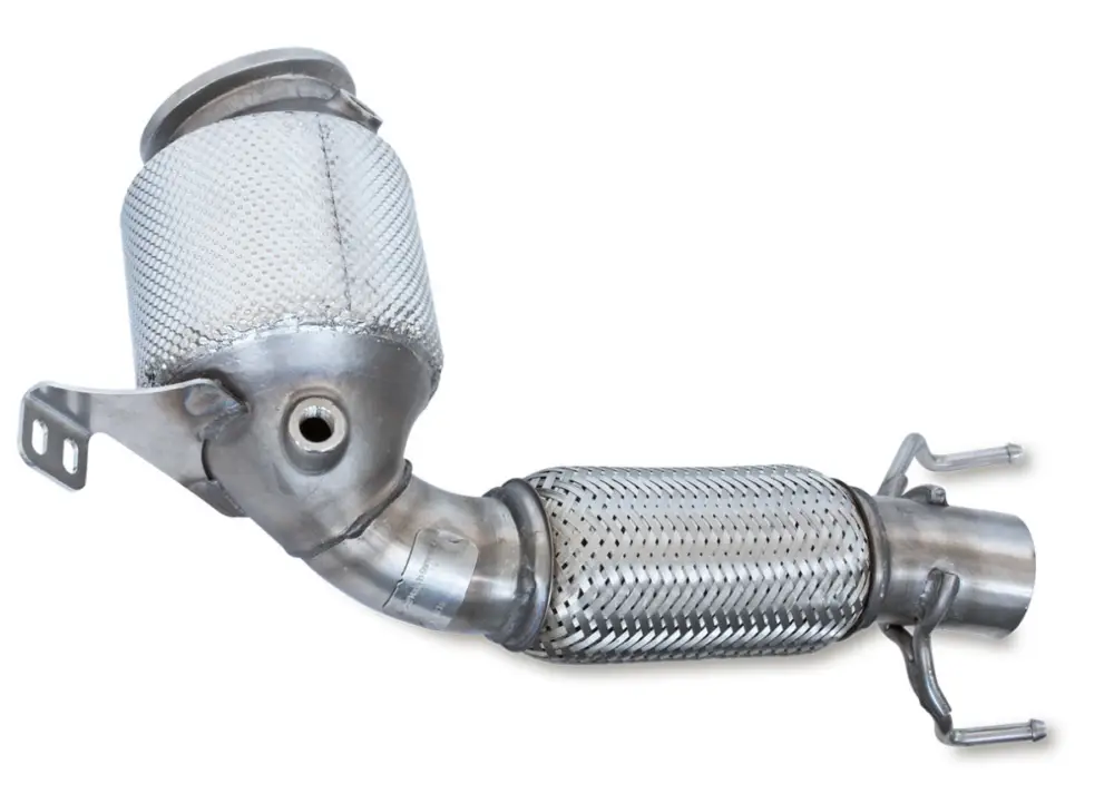 Horká Nabídka HJS downpipe 70 mm včetně katalyzátoru 200 cpsi pro Mini John Cooper Works typ F54, F56, F57, F60, emisní norma Euro 6, vč. Cabrio/Clubman/Countryman, 2.0, 170kw (B48A20B)