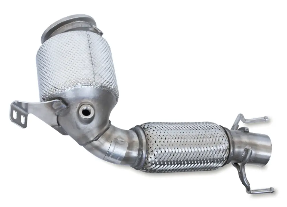 Ihned K Objednání HJS downpipe 70 mm včetně katalyzátoru 200 cpsi pro BMW řada 2 typ F2GC, emisní norma Euro 6d - OPF, M235i/xDrive, 2.0, 225kw (B48A20E)