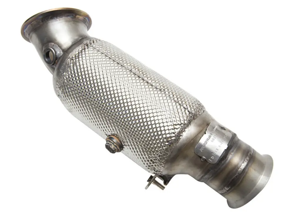 Víkendová Akce HJS downpipe 89/90 mm včetně katalyzátoru 300 cpsi pro BMW M2 typ F21/1K2, emisní norma Euro 6, 3.0, 272kw, (N55B30A)