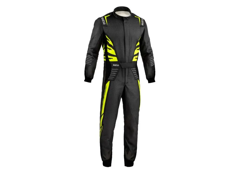 Nejprodávanější Závodní kombinéza Sparco Infinity 5.0, barva šedo-žlutá, velikost 64