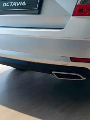 Oblíbený Milotec "Dummy" koncovky výfuku pro Škoda Octavia III Facelift, r.v. 2013-2017, Alu brush