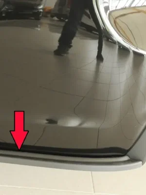 Levný Rieger spoiler pod zadní nárazník na levé straně pro BMW řada 3 E91 touring r.v. 09/08-, plast ABS bez povrchové úpravy
