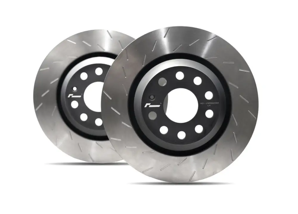 Dokud Zásoby Vydrží Racingline Stage 2 zadní drážkované brzdové kotouče 310x22 mm pro Škoda Octavia III 5E 2014-2020