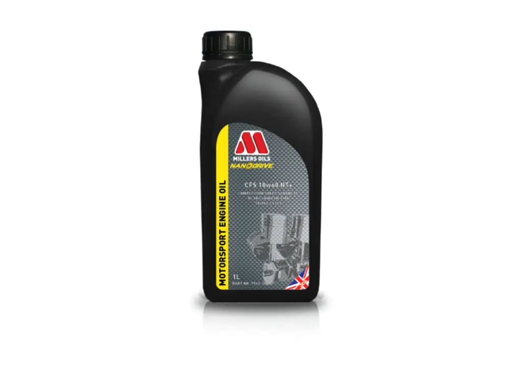 Závodní plně syntetický motorový olej Millers Oils NANODRIVE - CFS 10W-60 NT+, objem 1l Vysoce Kvalitní