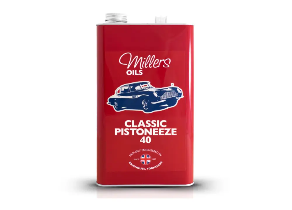 Jednorozsahový motorový olej Millers Oils - Classic Pistoneeze 40, objem 5l Novinka