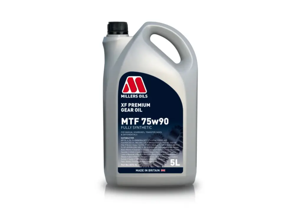 Plně syntetický převodový olej Millers Oils XF PREMIUM MTF 75w90, objem 5l Zlevněný