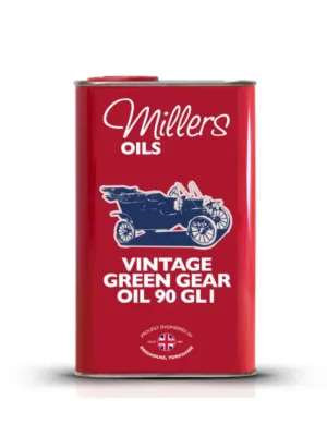 Nová Kolekce Minerální převodový olej Millers Oils - Vintage Green Gear Oil 90 GL1, objem 1l