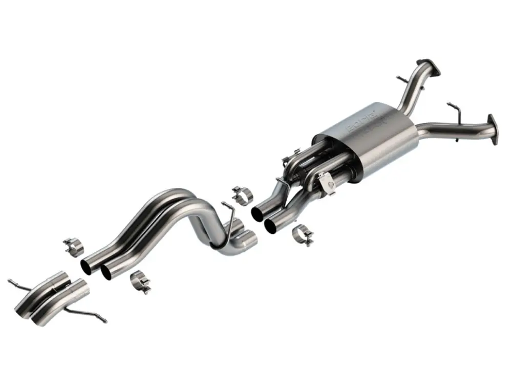 Objednat Nyní Borla Cat-Back výfukový systém "ATAK" pro Ford Bronco Raptor 3.0L V6 Twin Turbo, automat, 2+4WD, 4-dveř., r.v. 2022-2024