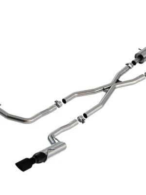 Autentický Borla Cat-Back výfukový systém "S-Type" pro Jeep Grand Cherokee 3,6l s automatickou převodovkou, 2WD/AWD, 4-dvéř., Laredo, Limited, Oveland, Trailhawk, r.v. 2014-2020, typ koncovek černé