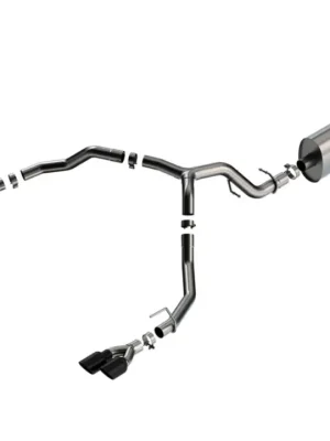 Nejprodávanější Borla Cat-Back výfukový systém "Touring" pro Chevrolet Tahoe Premier 5,3l V8 s aut. převodovkou, 2WD/4WD, 4-dvéř., r.v. 2021-2023, typ koncovek černé
