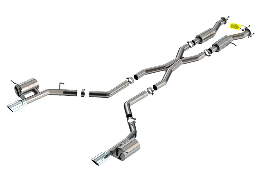 Borla Cat-Back výfukový systém "ATAK" pro Dodge Durango SRT Hellcat 6,2l s aut. převodovkou, 4-dvéř., r.v. 2021, typ koncovek chromové Cenový Hit