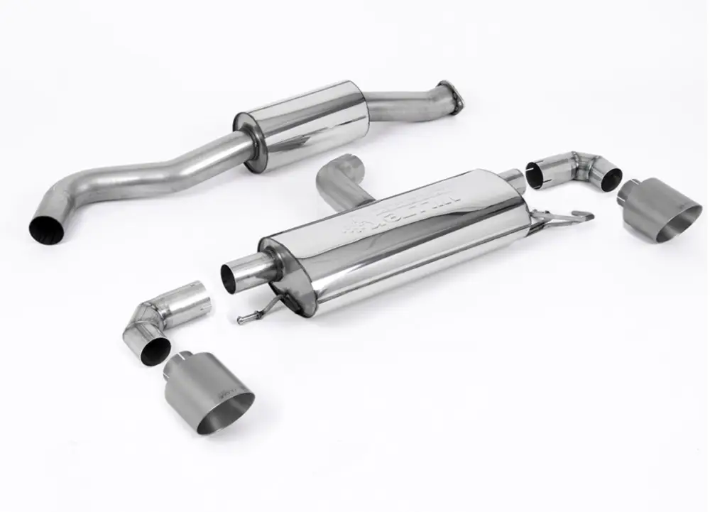 Akční Cena Milltek Sport výfukový systém OPF/GPF Back 3" / 76mm s rezonátorem pro Toyota Yaris GR/GR Circuit Pack 1.6T (s OPF/GPF) 2020-2024, typ koncovek GT-115 titanové