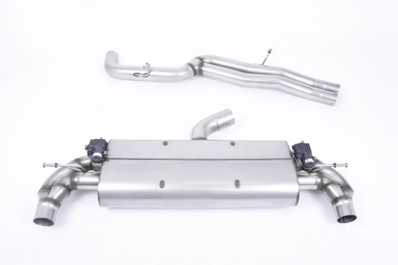 Milltek sport ValveSonic výfukový systém cat-back bez rezonátoru (hlasitější) pro Audi TT Mk3 TTRS 2.5TFSI Quattro (s OPF/GPF) 2019-2024, oválné leštěné koncovky, typ koncovek oválné titanové Ověřený