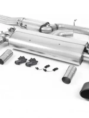 Přímo Od Výrobce Milltek sport ValveSonic výfukový systém cat-back s rezonátorem pro Audi RS3 Sedan 400PS (8V MQB) - bez OPF/GPF 2017-2024, oválné leštěné koncovky, typ koncovek oválné černé
