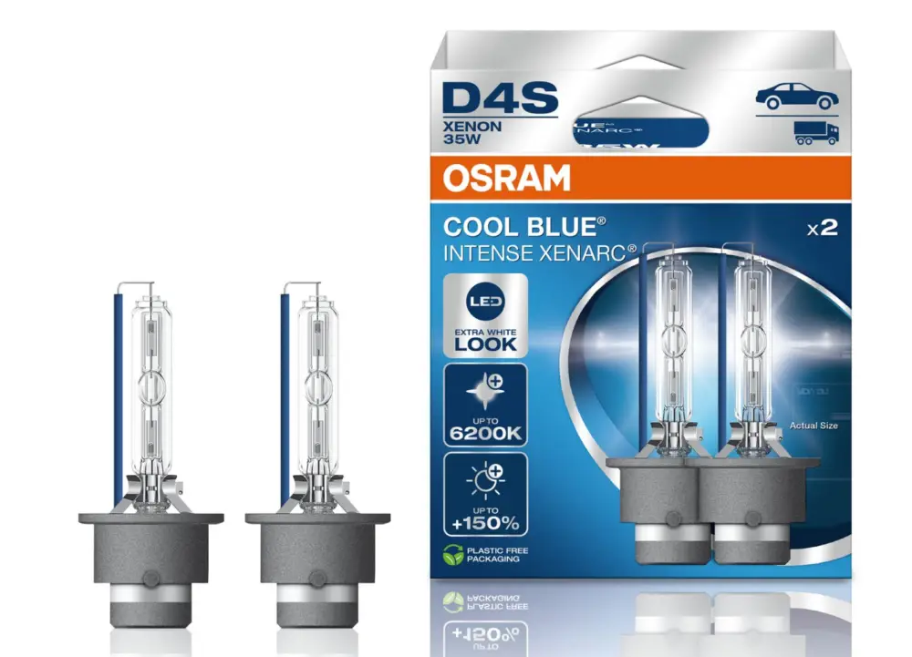 OSRAM XENARC COOL BLUE INTENSE NEXT GENERATION - xenonové výbojky, W, 2 ks v balení, typ D4S, patice P32d-5, 35W Odeslání Ihned
