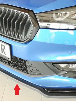 Nejlepší Volba Rieger lipa pod přední nárazník pro Škoda Fabia PJ hatchback, 06/21-, plast ABS bez povrchové úpravy, pro originální přední nárazník (Monte Carlo)
