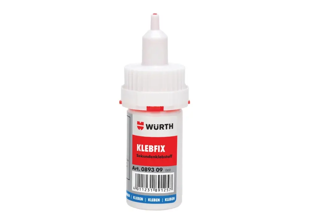 Würth Kyanoakrylátové lepidlo Klebfix, 20g Oblíbený