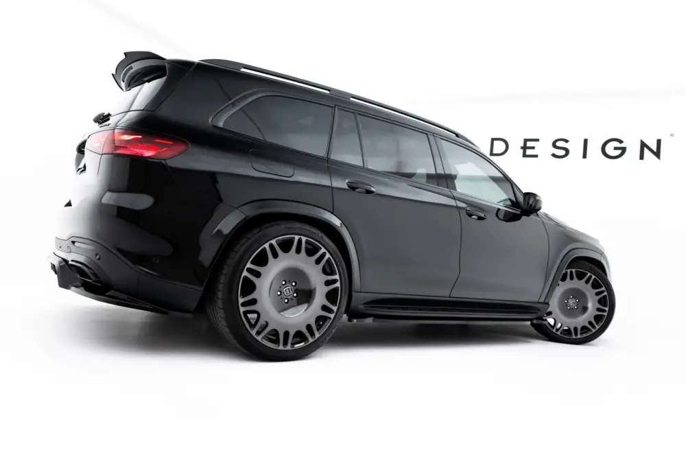 Maxton Design difuzory pod boční prahy ver.2 pro Mercedes GLS X167 /AMG- Line, černý lesklý plast ABS Sezónní Sleva